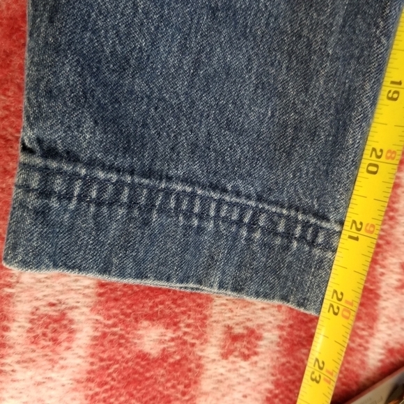 LL Bean Womens Maxi Dress Size 12 Denim Long Sleeve Button Front Modest Western - Picture 12 of 14